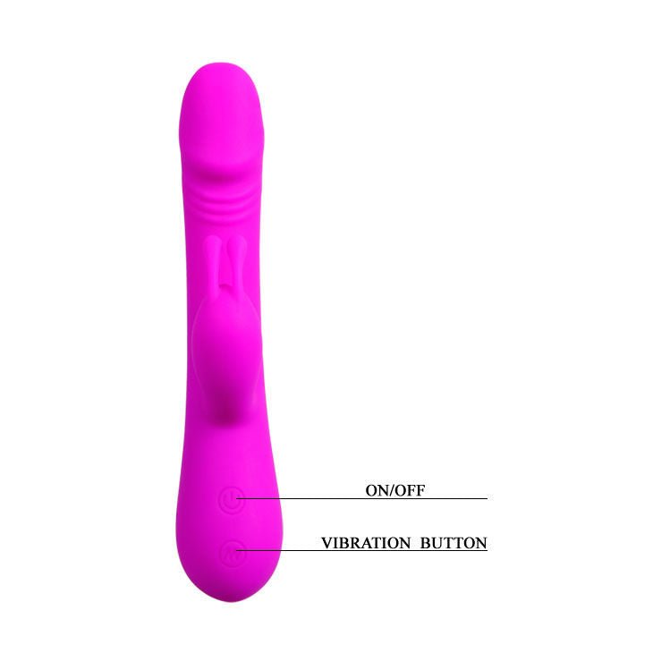 Pretty Love - Flirtation vibrator met konijn Clement - KontjeKietelen.nl