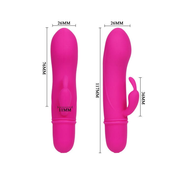 Pretty Love - Flirtation Vibrator met Rabbit Caesar - KontjeKietelen.nl