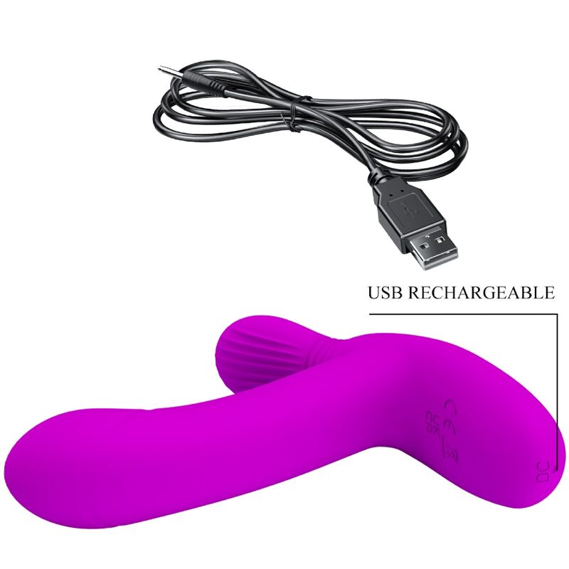 Pretty Love - Geri Clitoris Massager Pink Remote Control - KontjeKietelen.nl