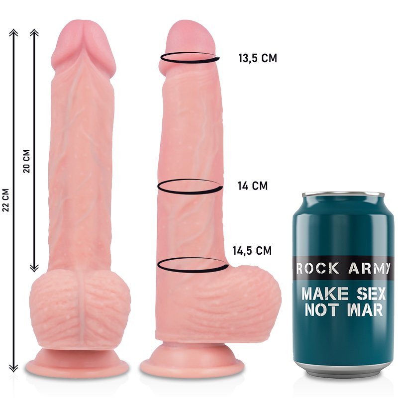 Rockarmy - Harnas + Hawk Rotator en Vibrator 22 cm - KontjeKietelen.nl