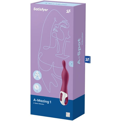 Satisfyer - Amazing 1 Aspot Vibrator Berry - KontjeKietelen.nl