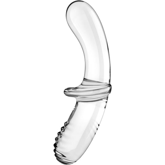 Satisfyer - dubbele kristallen dildo transparant - KontjeKietelen.nl