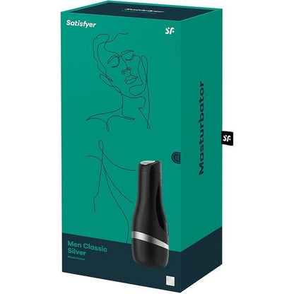 Satisfyer - masturbator men classic silver - KontjeKietelen.nl