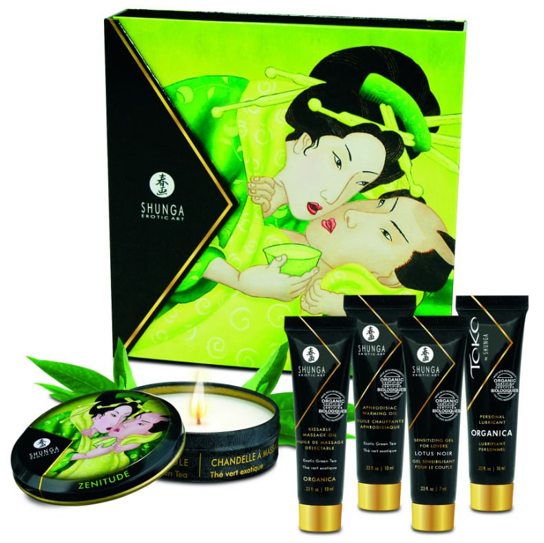 Shunga - Secret Geisha organische groene thee kit - KontjeKietelen.nl