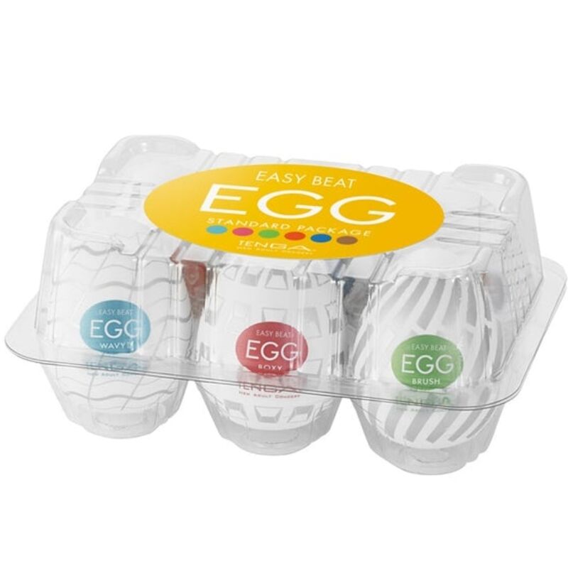 Tenga - Easy Beat Masturbator Ei Pack 6 stuks - KontjeKietelen.nl