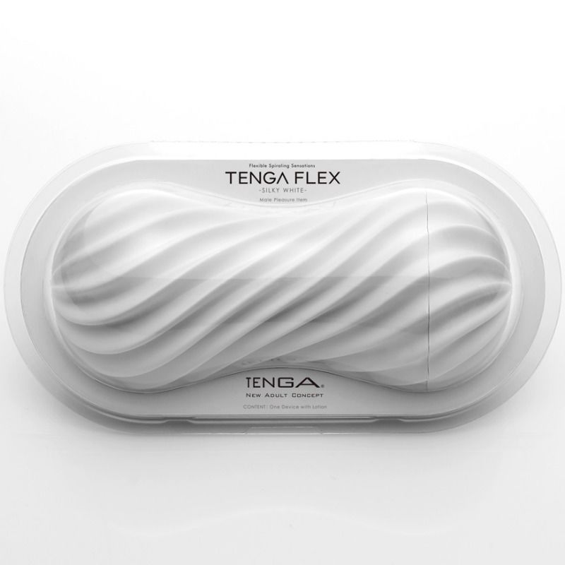 Tenga - Flex witte masturbator - KontjeKietelen.nl