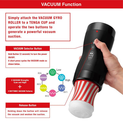 Tenga - Vacuum Gyro Roller Suction & Rotation - KontjeKietelen.nl