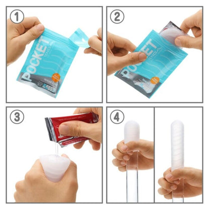 Tenga - Wave Line Pocket Masturbator - KontjeKietelen.nl