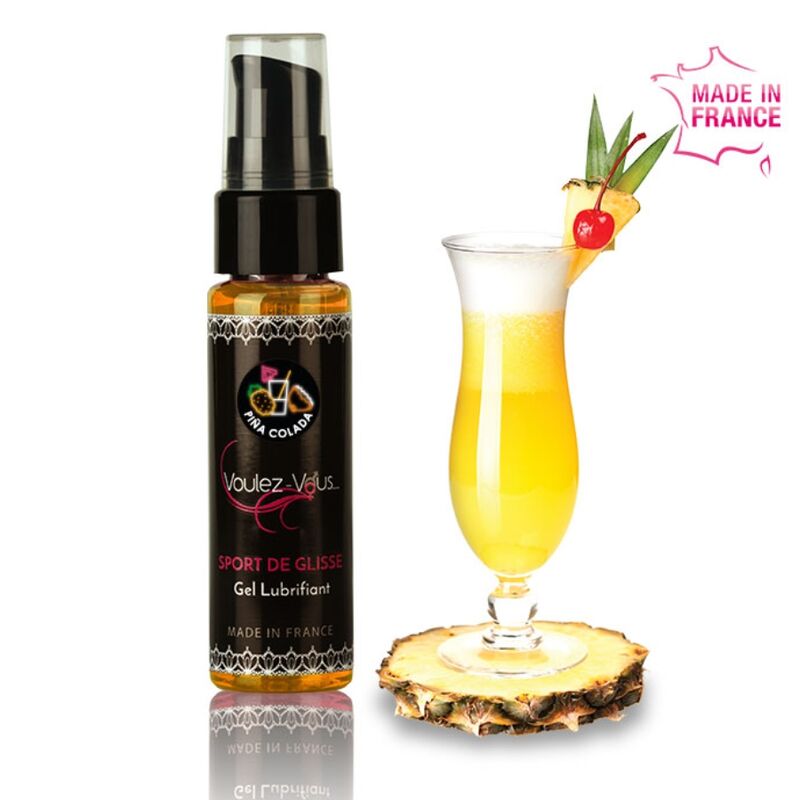 Voulez-Vous - Water-based lubricant - Piña Colada - 35 ml - KontjeKietelen.nl