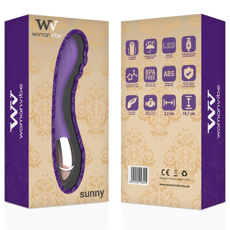 Womanvibe - Sunny Siliconen Oplaadbare Vibrator - KontjeKietelen.nl