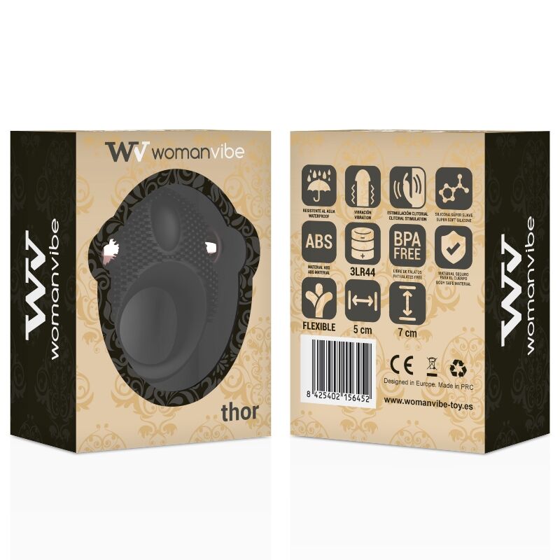 Womanvibe - Thor siliconen vibrator ring - KontjeKietelen.nl