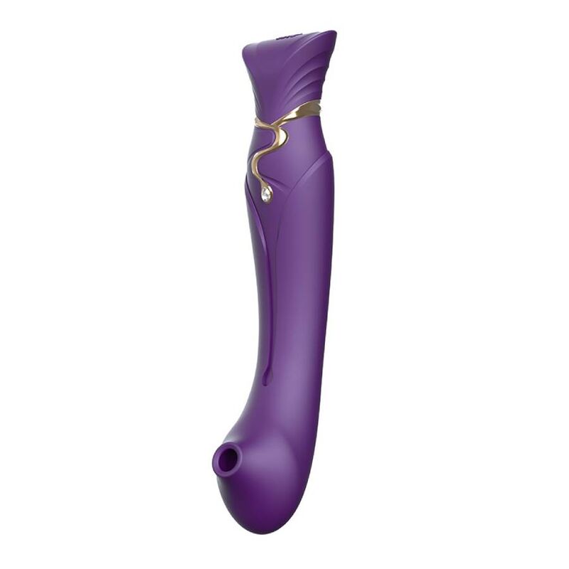 Zalo - Queen Set Pulse Wave Clit Stim Purple - KontjeKietelen.nl