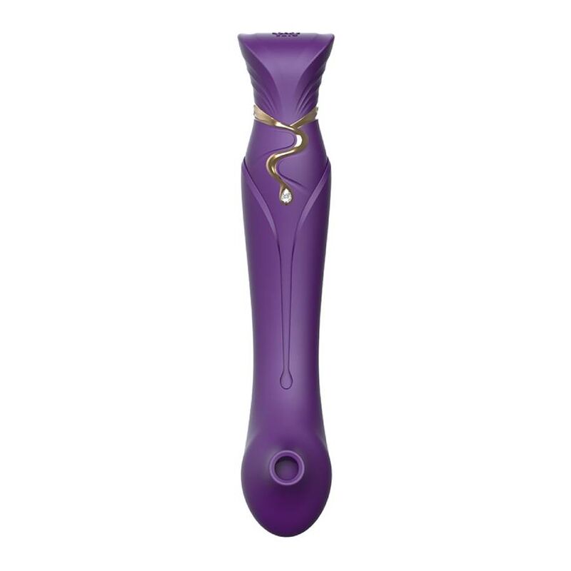 Zalo - Queen Set Pulse Wave Clit Stim Purple - KontjeKietelen.nl