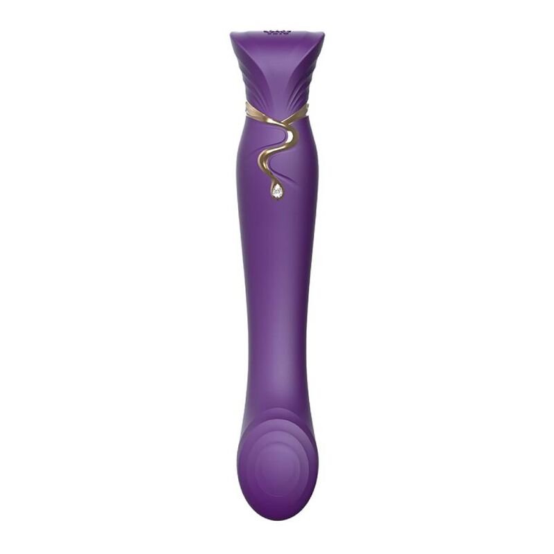 Zalo - Queen Set Pulse Wave Clit Stim Purple - KontjeKietelen.nl